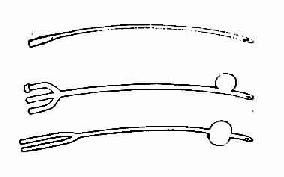 各种类型的导尿管